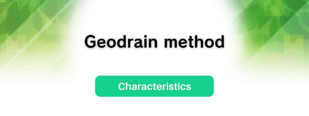 Geodrain method
